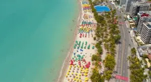 Orla da praia e terreno de marinha